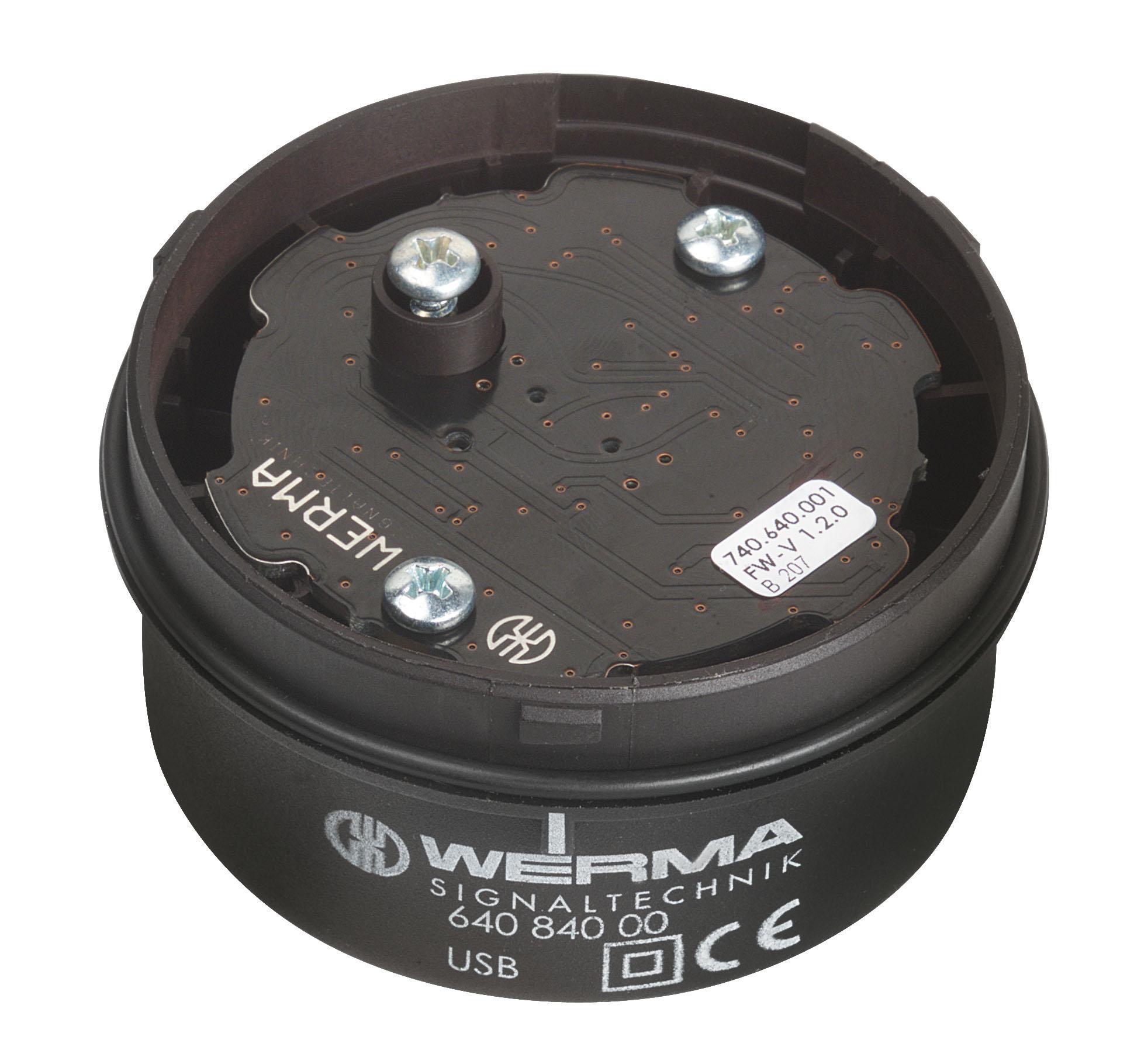 Werma KS71 Series Black Terminal Element, 5 V, DC, IP65