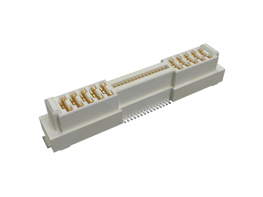 Amphenol Communications Solutions ComboStak Series Vertical Surface Mount PCB Socket, 40-Contact, 2-Row, Solder
