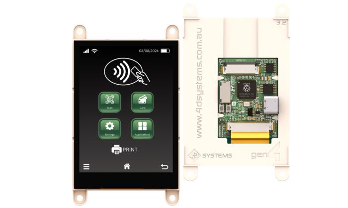 4D Systems gen4-RP2350-32CT TFT LCD Colour Display / Touch Screen, 3.2in, 240 x 320pixels