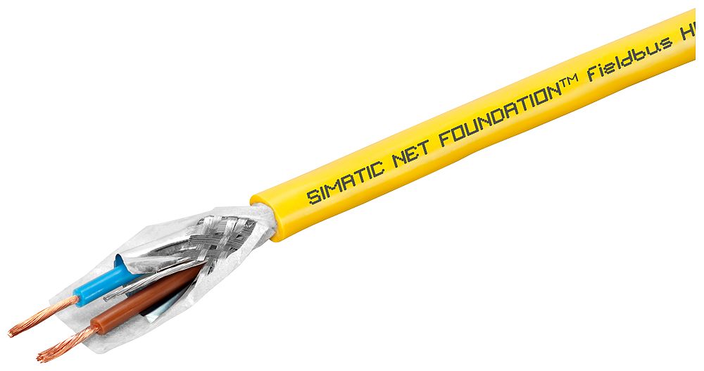 Siemens Multicore Industrial Cable, 2 Cores, 1000m, Aluminium foil with a braided tin-plated copper wire screen Shield