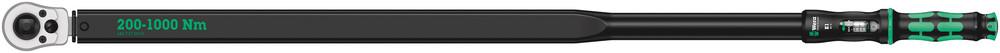 Wera Click-Torque E 1 Push R/L Click Torque Wrench, 200 → 1000Nm, 3/4 in Drive, Square Drive
