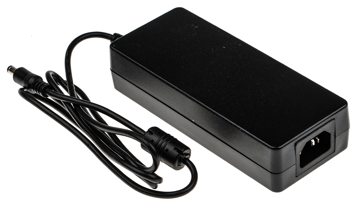 MEAN WELL 90W Power Brick AC/DC Adapter 24V dc Output, 3.75A Output