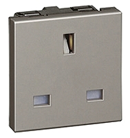 Legrand Arteor 1 Gang Plug Socket, 13A, Type G - British, Indoor Use