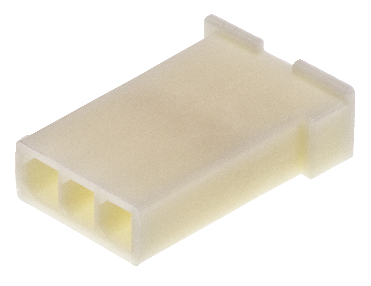 TE Connectivity, Mini-Universal MATE-N-LOK Female Connector Housing, 4.14mm Pitch, 3 Way, 1 Row