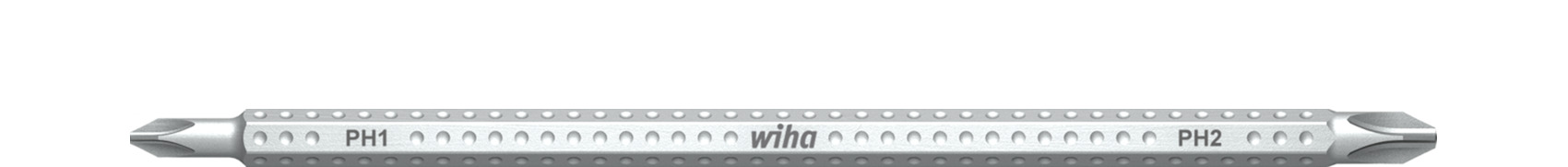 Wiha Phillips Screwdriver Bit, PH1, PH2 Tip, 150 mm Overall