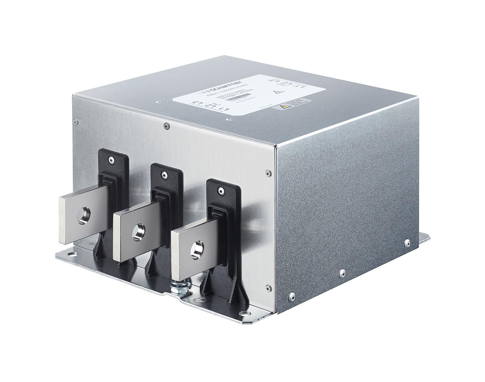 Schaffner, FN3311 250A 520/300 V ac DC → 60Hz, Chassis Mount EMI Filter, Busbar 3 Phase