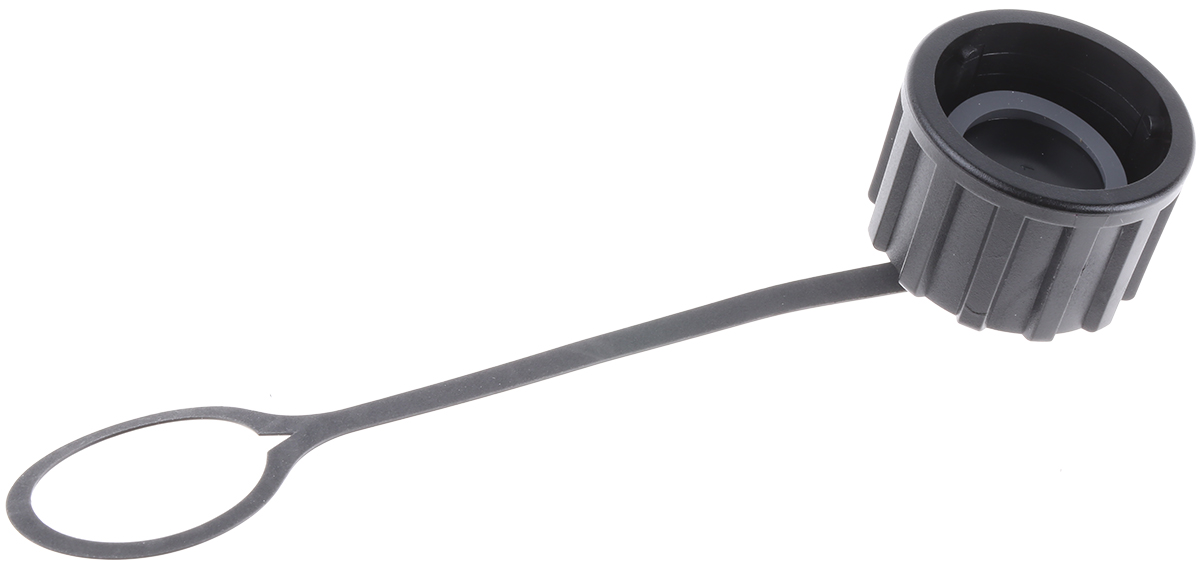 Amphenol Industrial, ALTW Cap Corded Dust Cap for use with ODVA Receptacle