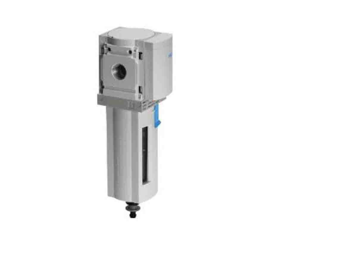 Festo MS series 40μm G 1/2 0bar to 20 bar Filter 4100L/min max with Manual drain