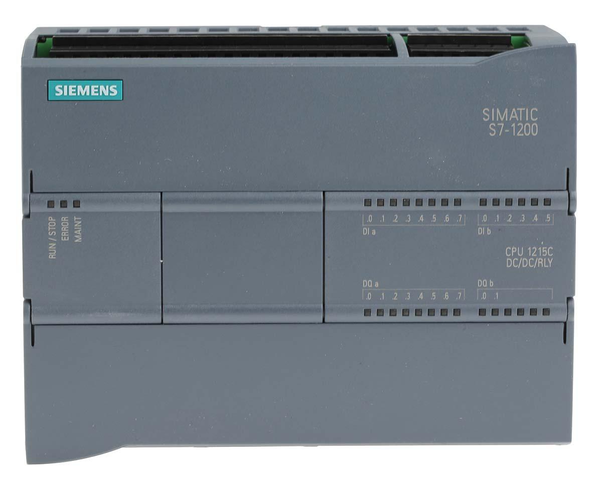 Siemens SIMATIC S7-1200 Series PLC CPU for Use with SIMATIC S7-1200 Series, 20.4 → 28.8 V dc Supply, Digital,