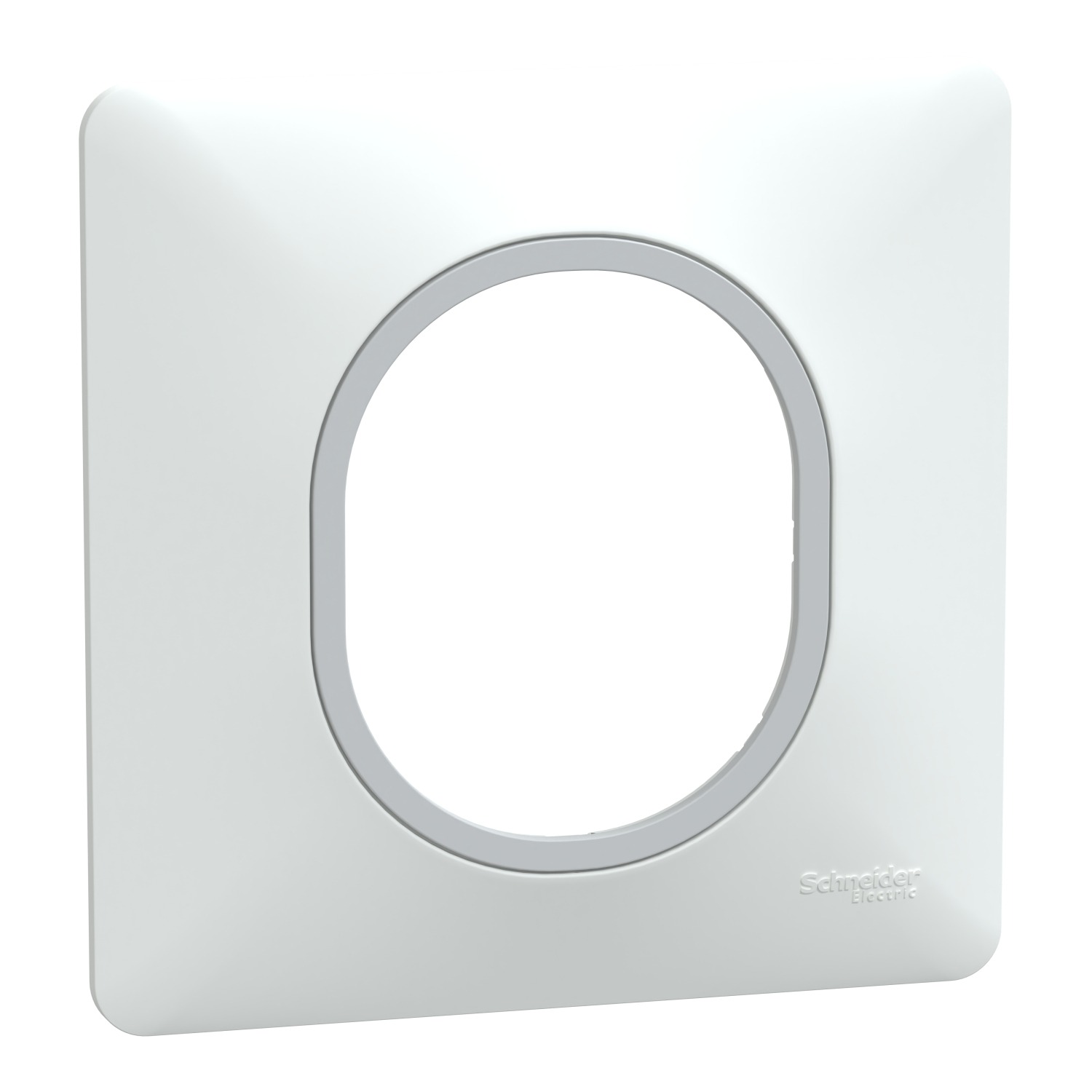 White 1 Gang Light Switch Cover