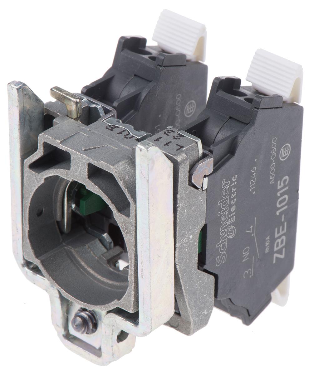 Schneider Electric Harmony XB4 Series Contact Block, 600V, 2NO