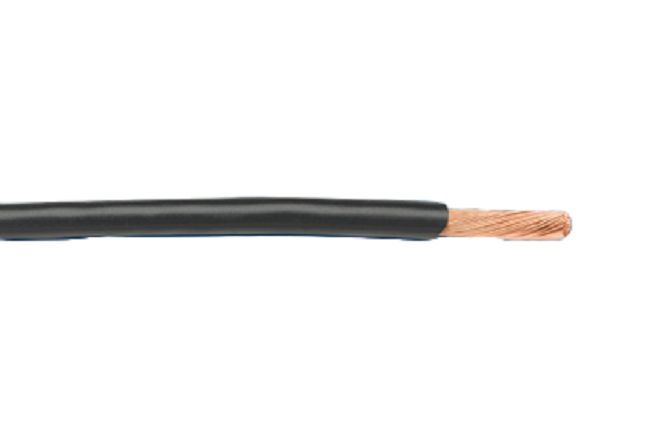 Alpha Wire Hook-up Wire TEFLON Series Black 0.155 mm² Hook Up Wire, 26 AWG, 19, 100ft, PTFE Insulation, 5853/19 BK005