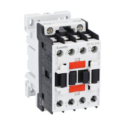Lovato BF18 Contactor, 24 V Coil, 3-Pole, 18 A, 10 kW, 1NC, 690 V