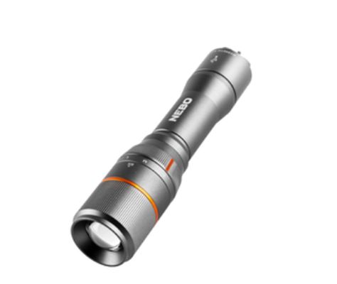 NEBO LED Torch Black - Rechargeable 1000 lumens, 158 mm