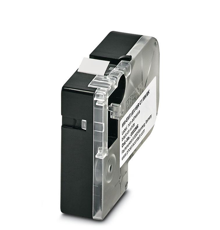 Phoenix Contact MM-EMT (EX15)R C1 WH/BK Black on White Label Printer Tape, 5.5 m Length, 15 mm Width, 5.5m Label