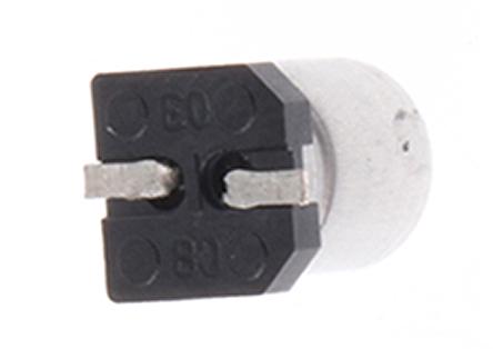 NIC Components 1μF Aluminium Electrolytic Capacitor 50V dc, Surface Mount - NACE1R0M50V4X5.5TR13F