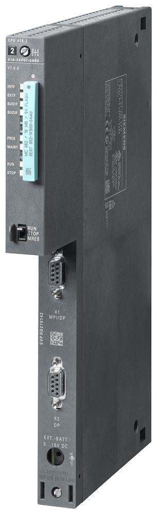 Siemens SIMATIC S7-400 Series PLC CPU for Use with SIMATIC S7-400 Series, 0-Input