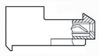 TE Connectivity 4-Way IDC Connector Socket for Cable Mount, 1-Row
