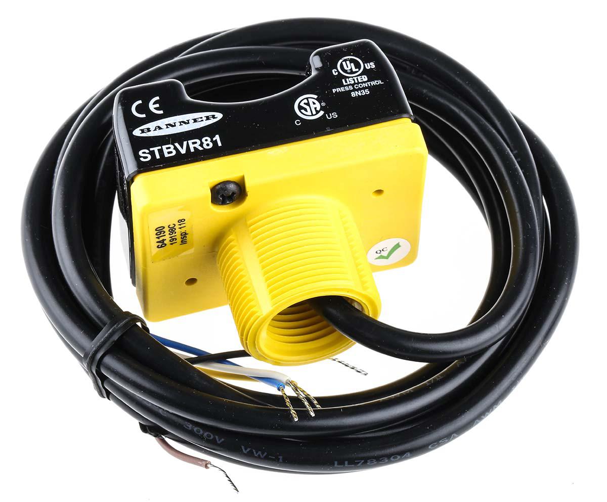 Banner 1 Button Safety Two Hand Control Switch, Black, Yellow, STB Series
