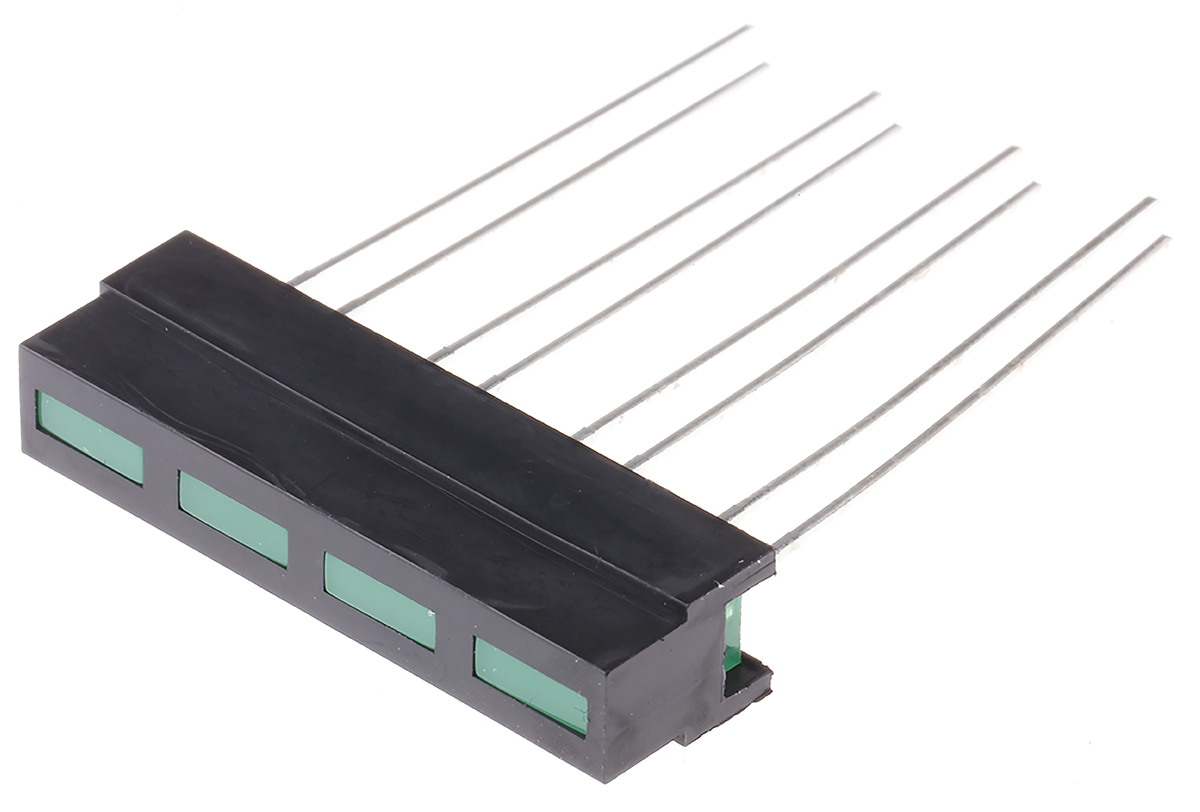 L-132CB/4GD Kingbright Light Bar LED Display, Green 1 mcd