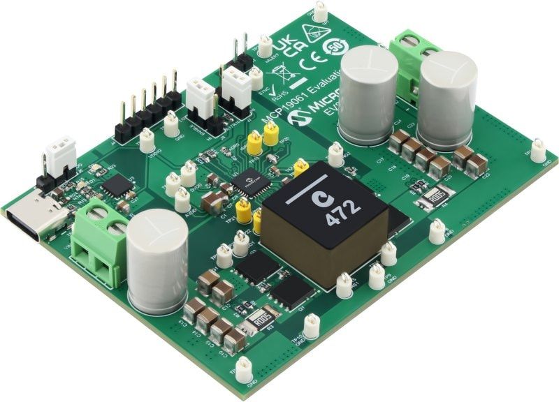 Microchip Evaluation Evaluation Board Evaluation Kit Evaluation Board for MCP19061 500KHz EV82S16A