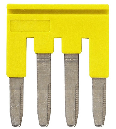 XW5S Short Bar for use with XW5T-S4.0-1.1-1 Feed Through Terminal Block, XW5T-S4.0-1.1-2 Feed Through Terminal Block,