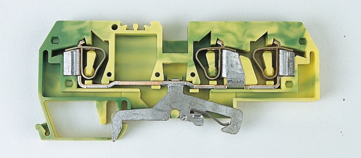 WAGO 279-687 279 Series Green/Yellow, 1.5mm², Single-Level, Cage Clamp Termination