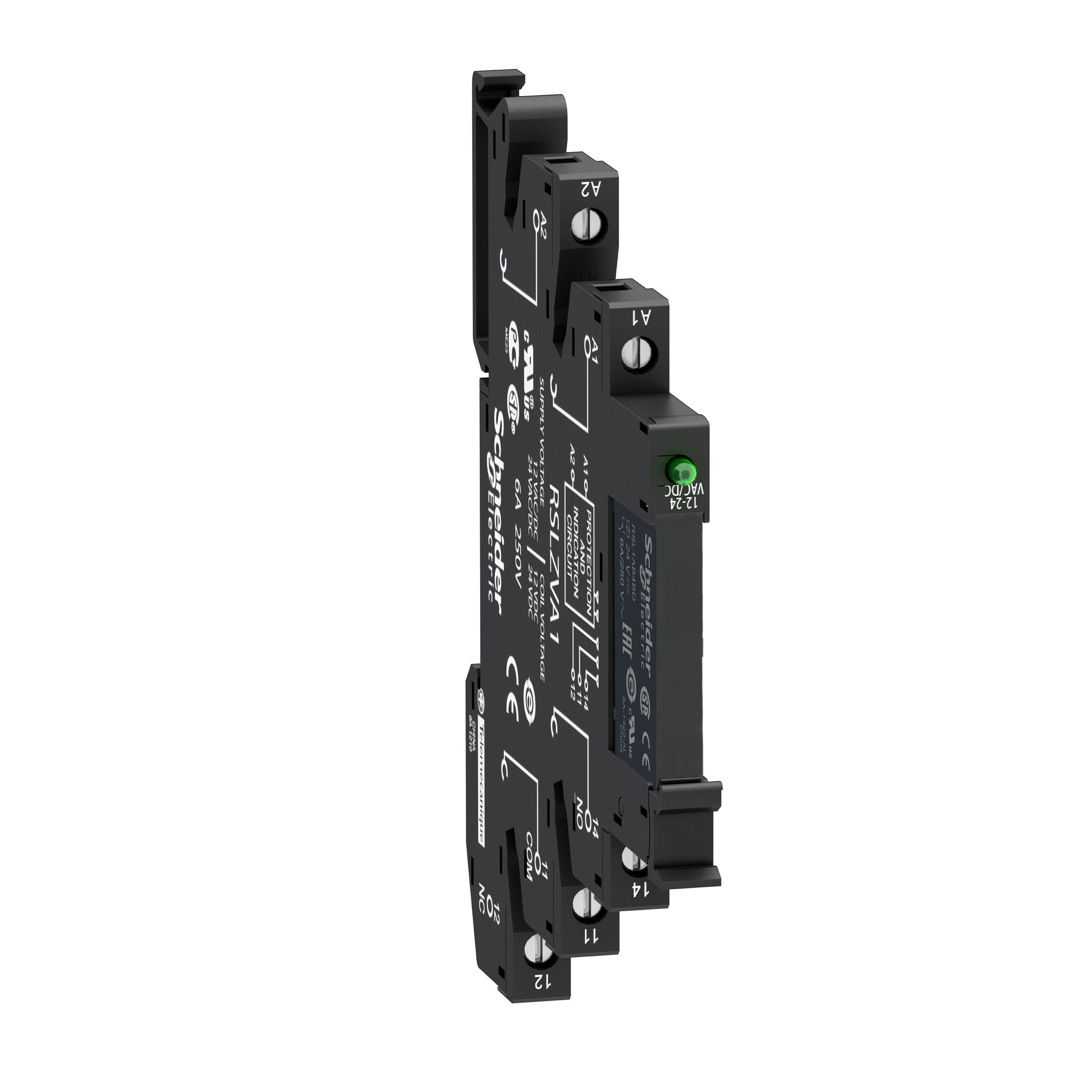 Schneider Electric Interface Relay, 12V ac/dc Coil, 6A Switching Current, SPDT