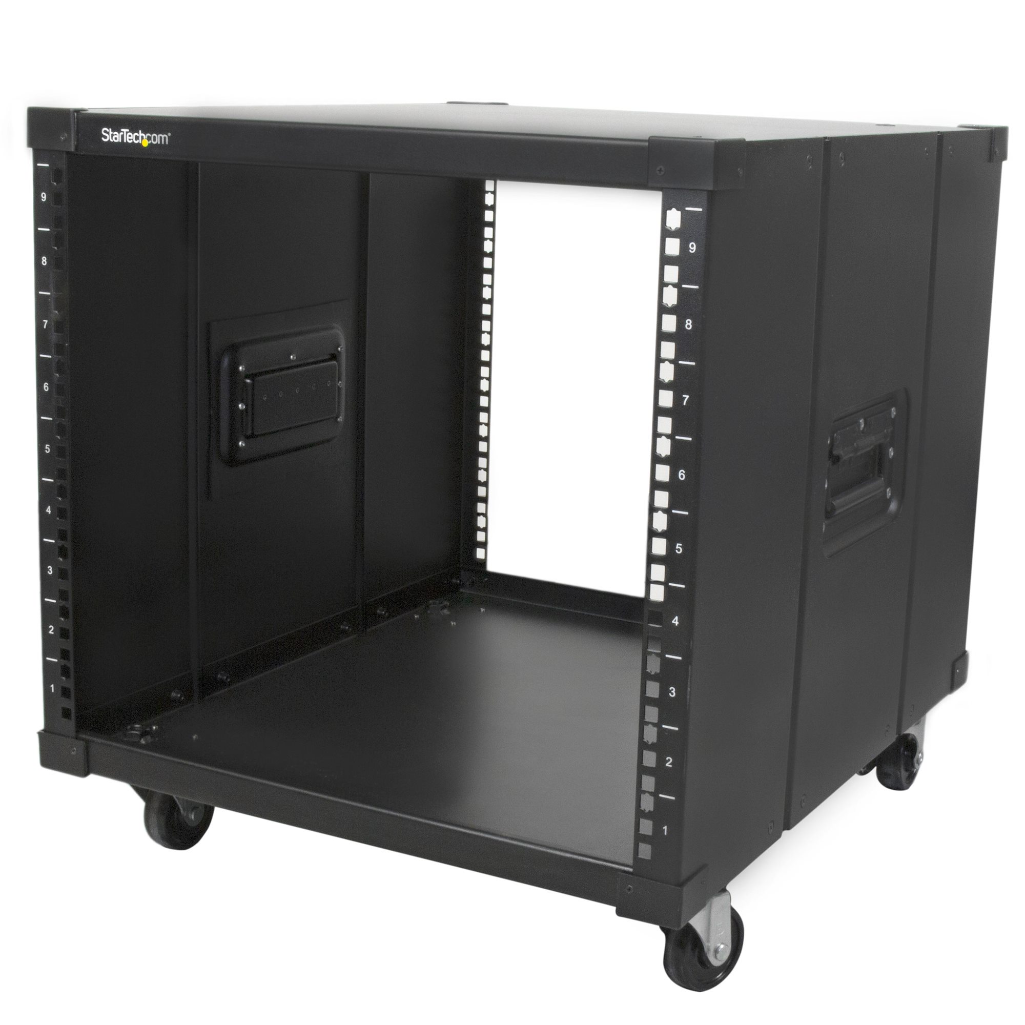 StarTech.com Black 9U Steel Server Rack , with 4-Post Frame