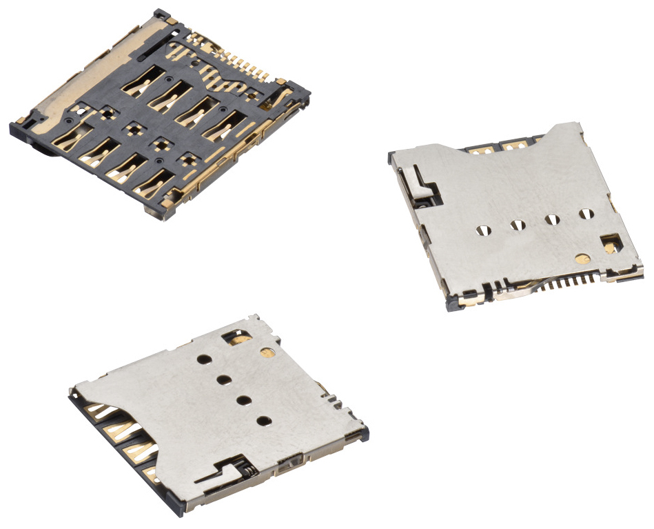Wurth Elektronik 8 Way Micro Memory Card Connector With Solder Termination