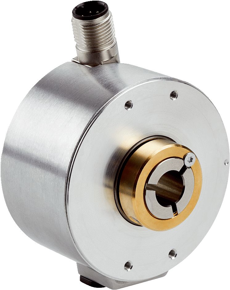 SICK DUS60 Series Incremental Incremental Encoder, 1800ppr ppr, TTL/HTL Signal, Through Hollow Type, 1/2in Shaft