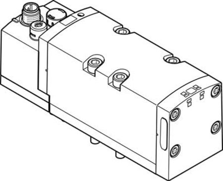 Festo 5/2 Monostable Solenoid Valve - Electrical VSVA-B-M52-MZD-D2-1R5L Series, 567004