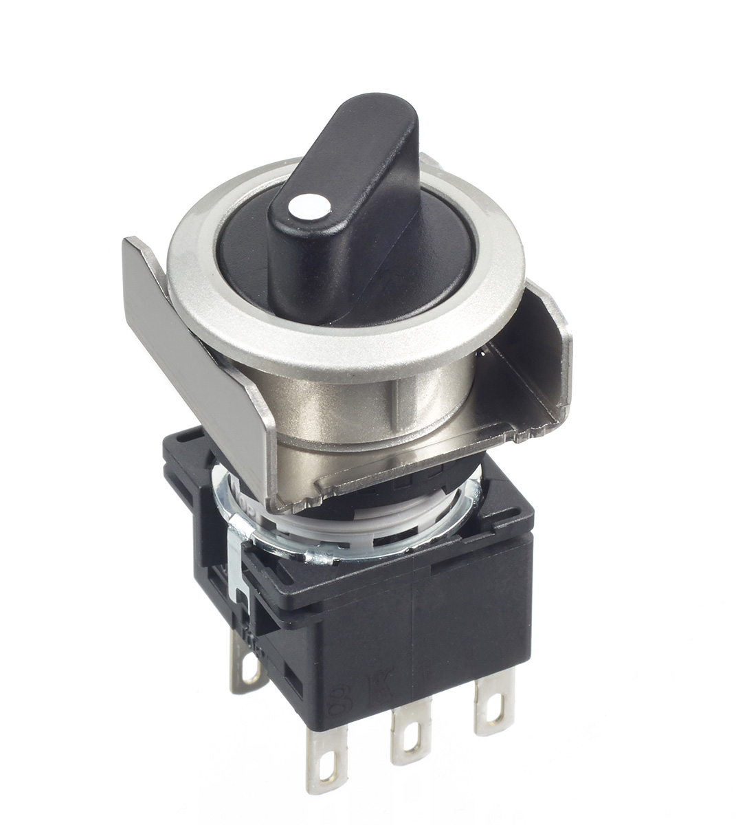 Idec Black Round Push Button Switch