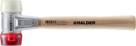 Halder Round Cellulose Acetate, Nylon Mallet 940g With Replaceable Face