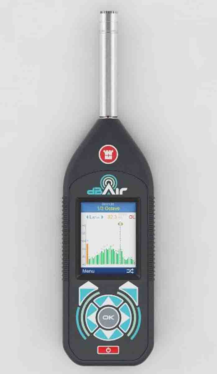 Castle dBAir GA141S Class 1  Datalogging Sound Level Meter, 25dB to 140dB, 20kHz max with RS Calibration