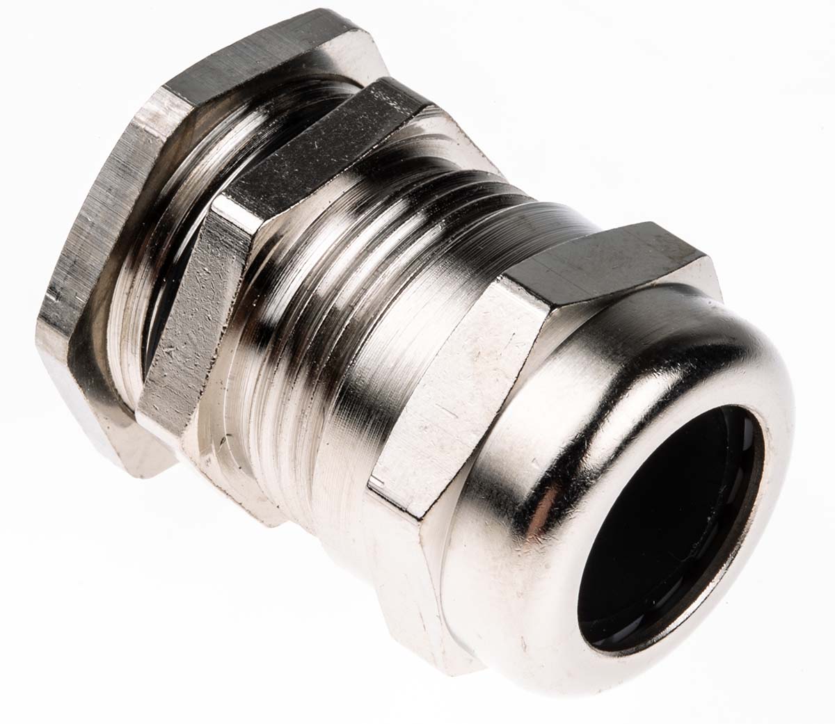 SIB SIB-TEC Series Metallic Nickel Plated Brass Cable Gland, PG16 Thread, 8mm min., 15mm max., IP68