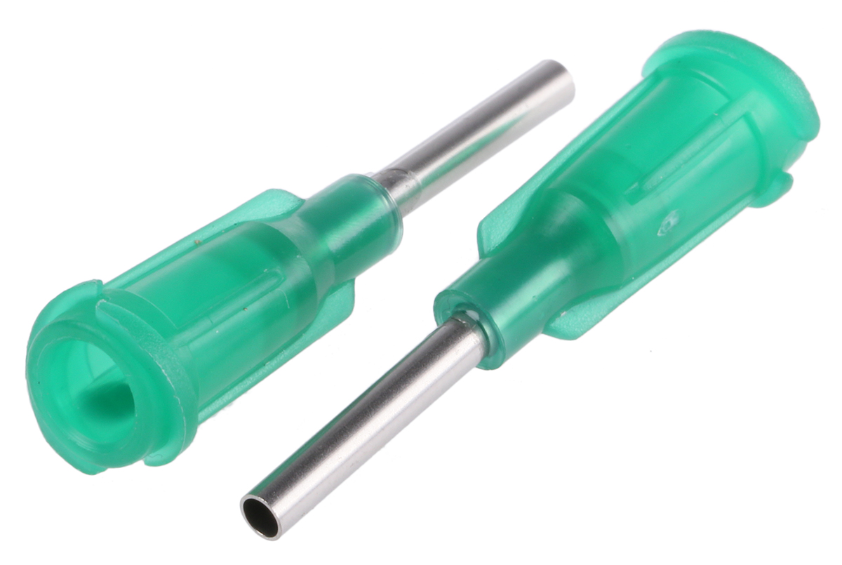 Kahnetics Green Straight Dispensing Tip, 14 Gauge