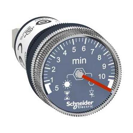 Schneider Electric Harmony Series Panel Mount Timer Relay, 110 → 230V ac/dc, 0.5 → 10min, 1-Function