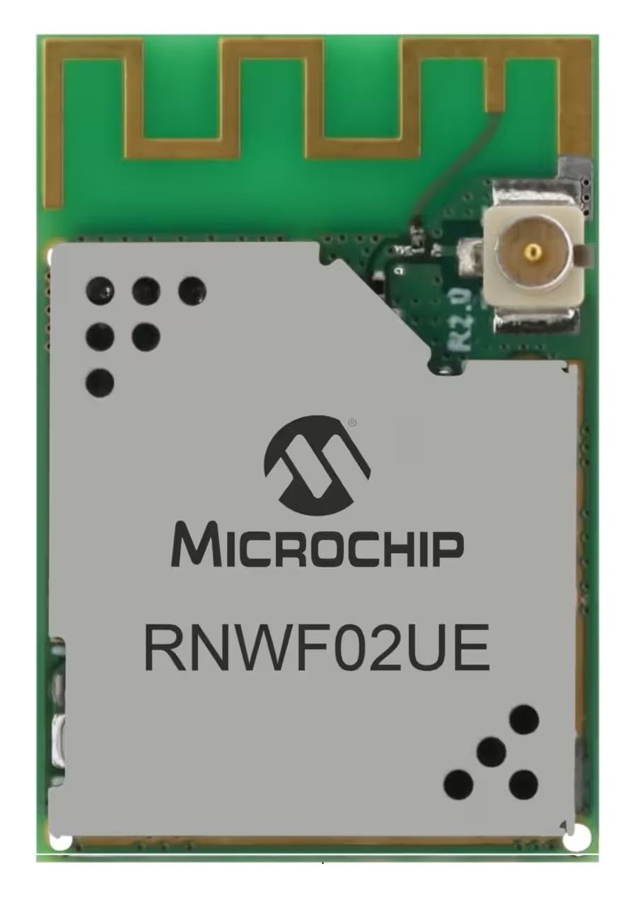 Microchip RNWF02UE-I/100 1.8 → 3.6V WiFi Module, 802.11b/g/n