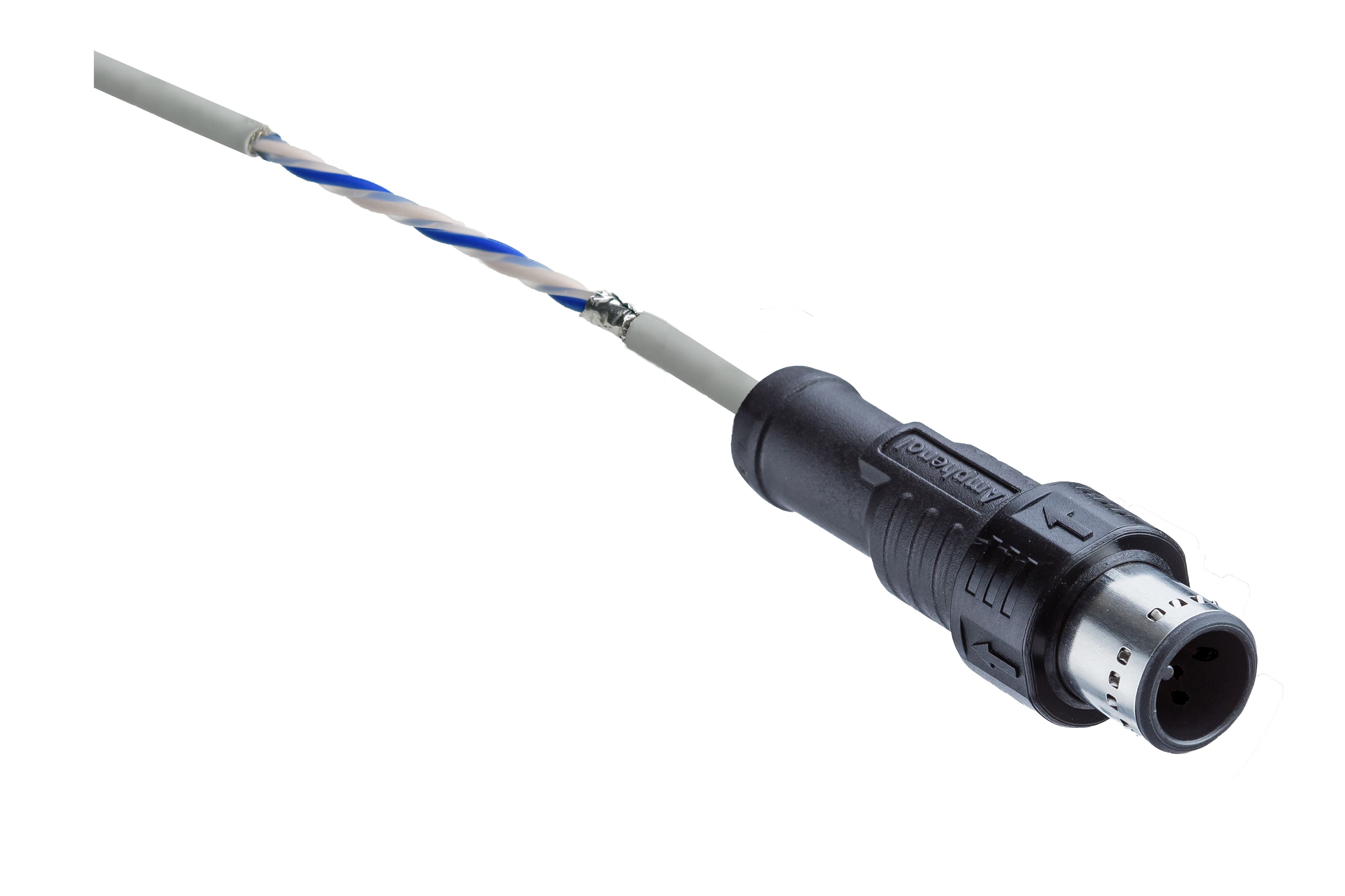Amphenol Industrial 2 way Sensor Actuator Cable, 1 m