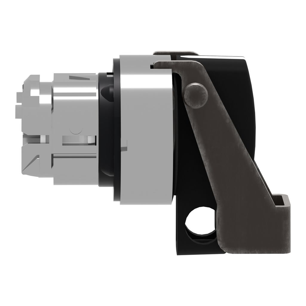 Schneider Electric ZB4 Series 3 Position Selector Switch Head, 22mm Cutout, Black Handle