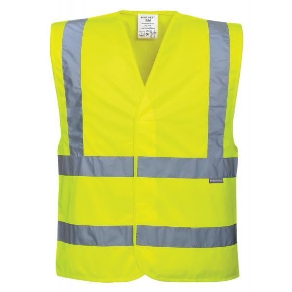 Portwest Yellow Comfortable, Soft Hi Vis Vest, 6XL → 7XL