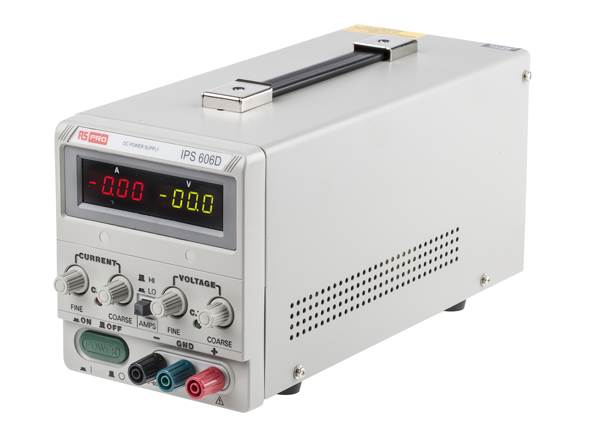 RS PRO Digital Bench Power Supply, 0 → 60V, 6A, 1-Output, 360W