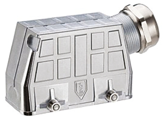 EPIC H-BE Heavy Duty Power Connector Hood, 16 Contacts