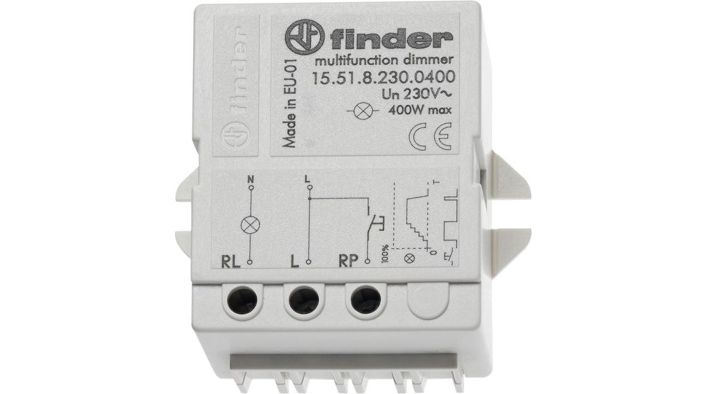 Finder Dimmer Switch, 230V, 400W