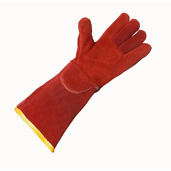 Liscombe L6-316 Brown Cotton Jersey Chrome Leather Work Gloves
