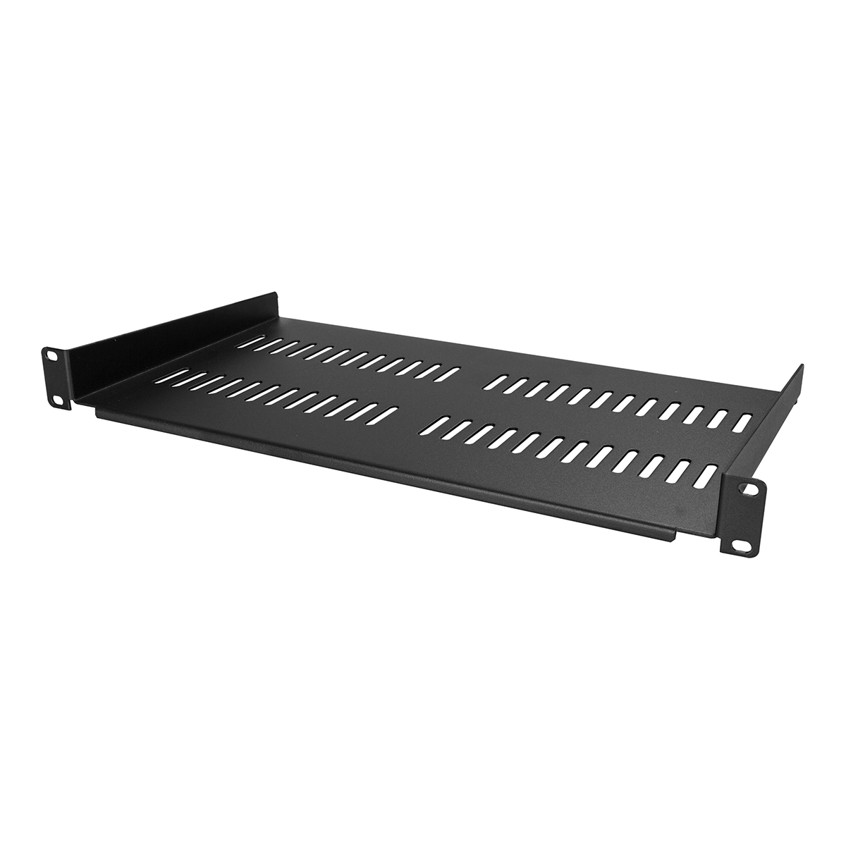 StarTech.com Black Shelf, 1U, 23kg Load, 440mm x 250mm