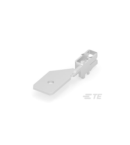 TE Connectivity 2232555 White Spade Connector, Spade Connector