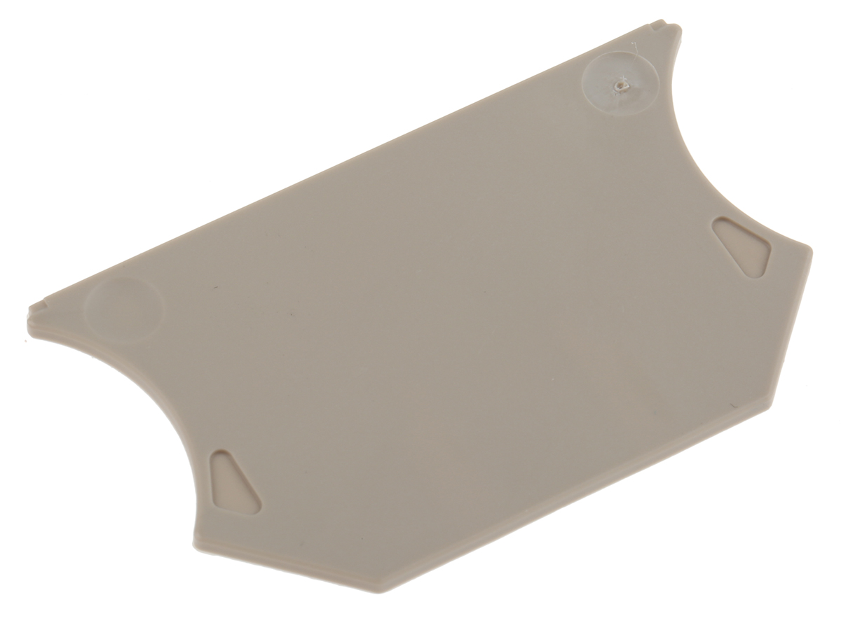 Weidmuller W Series End Cover for Use with DIN Rail Terminal Blocks, ATEX