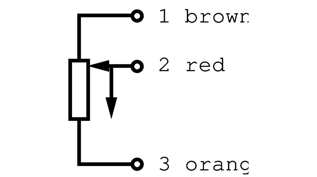 Novotechnik TS Series Linear Potentiometer Position Sensor, Voltage Divider Signal, Round Type
